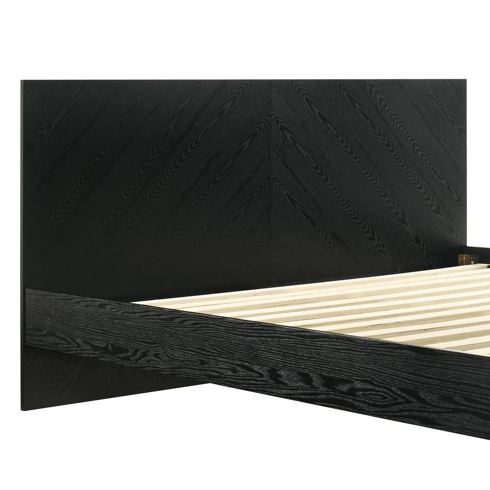 Armen Living - Petra King Platform Wood Bed Frame in Black Finish - LCPTBDKGBLK veiw 6