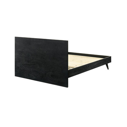Armen Living - Petra Queen Platform Wood Bed Frame in Black Finish - LCPTBDQNBLK veiw 5