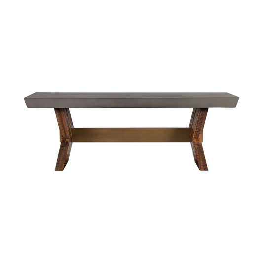 Armen Living - Picadilly Rectangle Coffee Table in Acacia Wood and Concrete - LCPJCOCC veiw 1