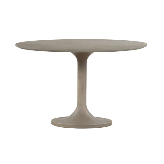 Armen Living - Pippa Concrete and Metal Tulip Round Dining Table - LCPIDICCGR veiw 1