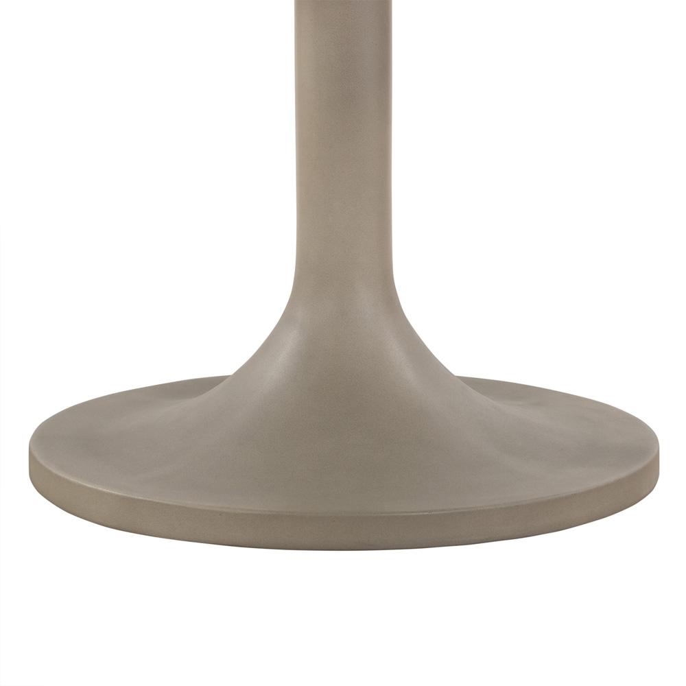 Armen Living - Pippa Concrete and Metal Tulip Round Dining Table - LCPIDICCGR veiw 4
