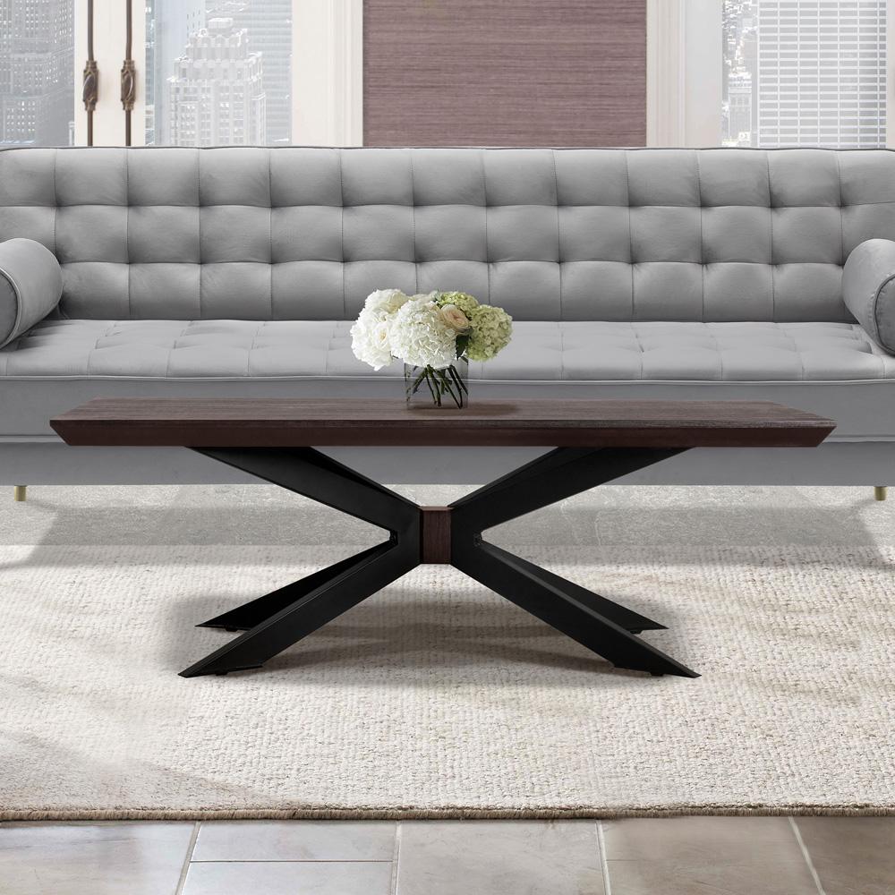 Armen Living - Pirate Acacia Modern Coffee Table - LCPICOAC veiw 5