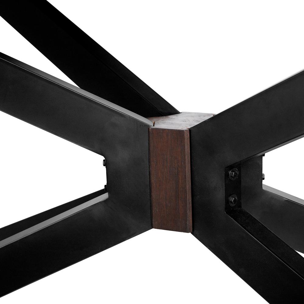 Armen Living - Pirate Acacia Modern Dining Table - LCPIDIAC veiw 4