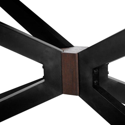 Armen Living - Pirate Acacia Modern Dining Table - LCPIDIAC veiw 4