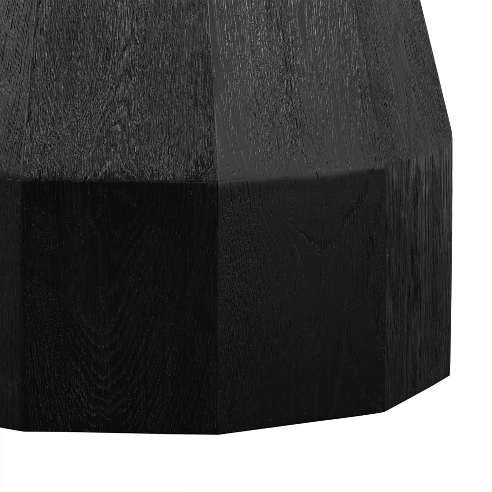 Armen Living - Revival Concrete and Oak Round Dining Table - LCRVDICCGR veiw 4