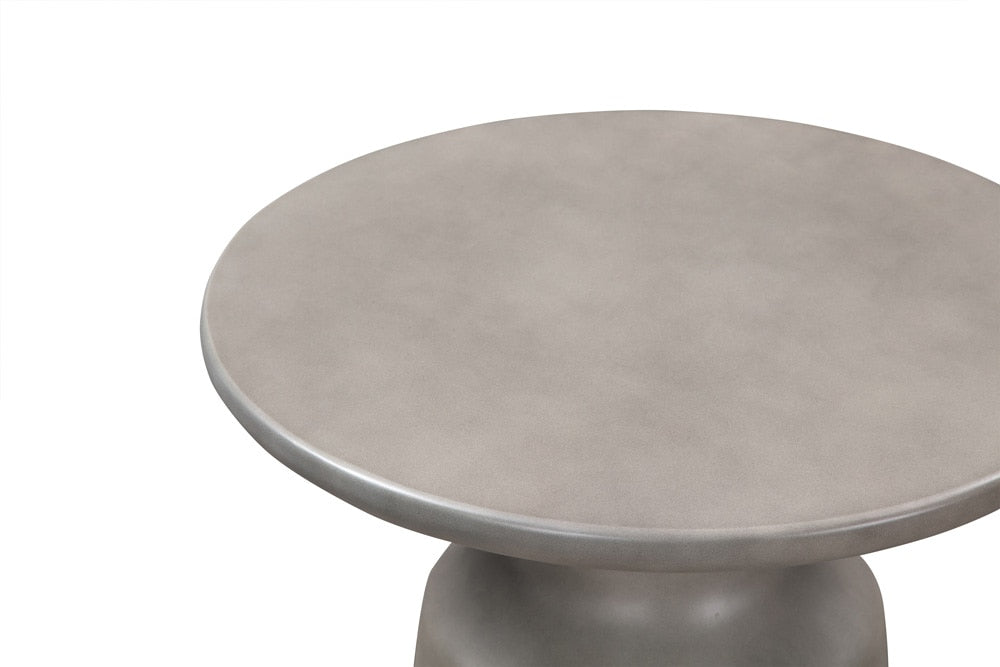 Armen Living - Sephie Round Pedastal Coffee Table in Grey Concrete - LCSFCOCCGR veiw 3