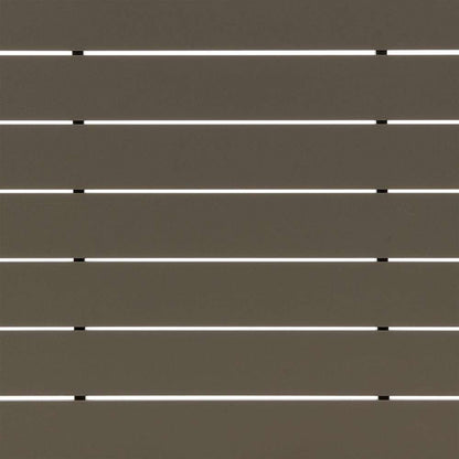 Armen Living - Silvana Outdoor Aluminum Gray Rectangle Dining Table - 840254332928 veiw 5