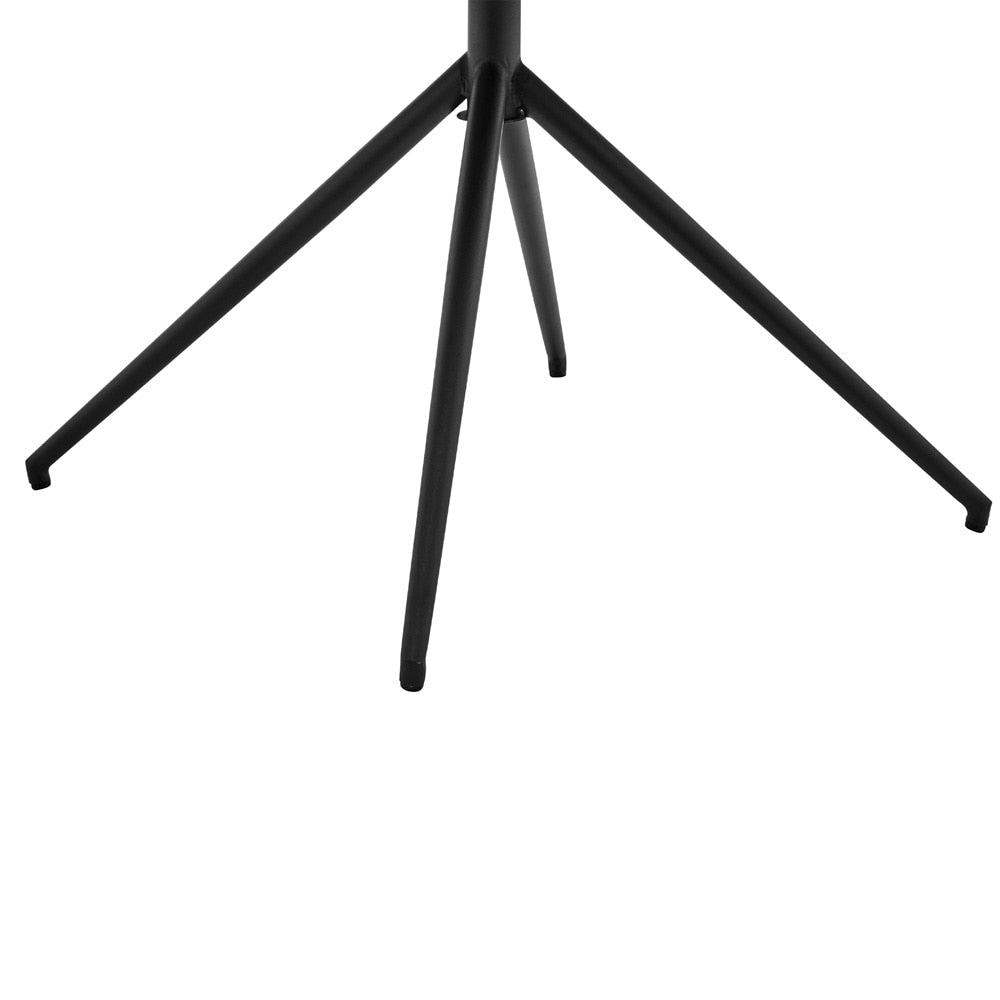 Armen Living - Simone Modern Faux Leather and Fabric Metal Swivel Dining Room Chairs (Set of 2) - LCSICHGRBL - CLOSEOUT veiw 6