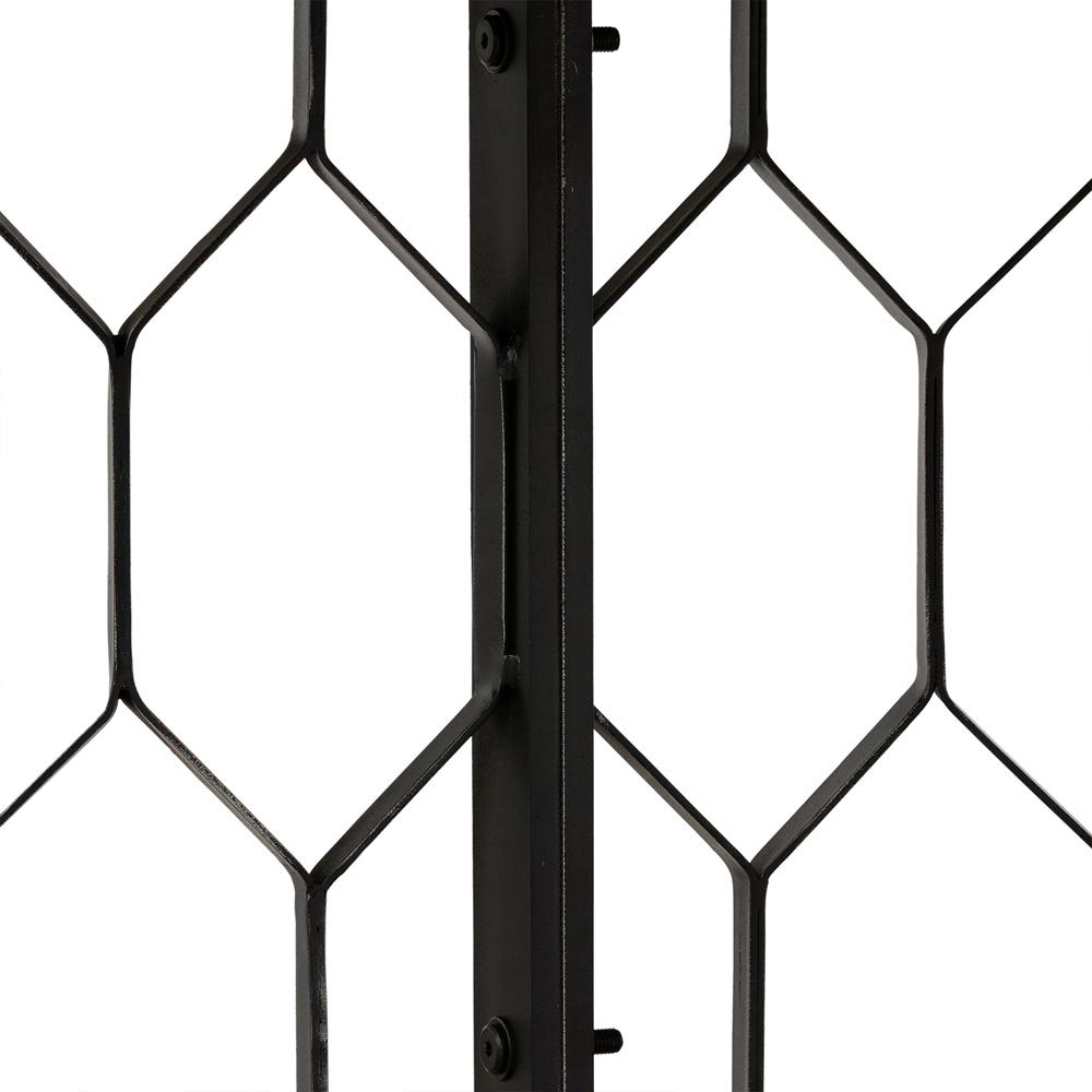 Armen Living - Solange Concrete and Black Metal Rectangular Dining Table - LCSODICCGR veiw 6