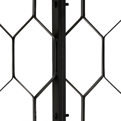 Armen Living - Solange Concrete and Black Metal Rectangular Dining Table - LCSODICCGR veiw 6
