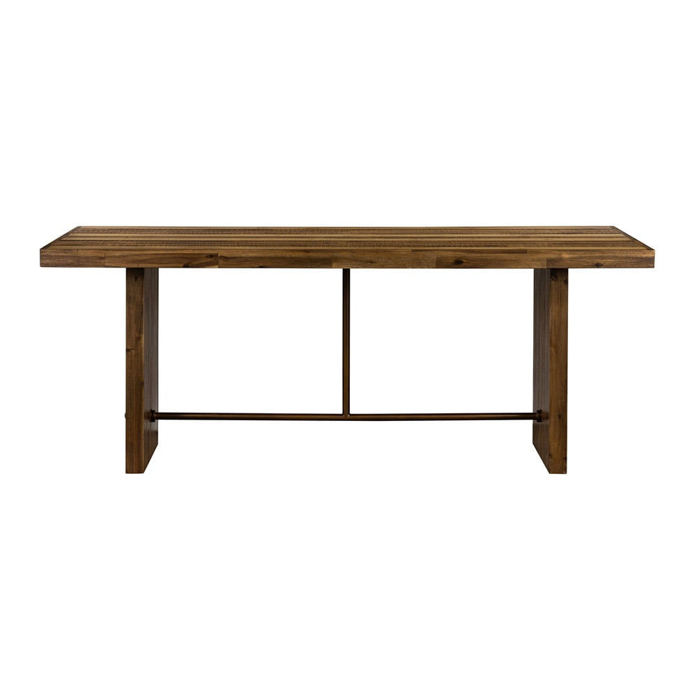 Armen Living - Superb Rustic Oak Dining Table - LCSUDIRU - CLOSEOUT veiw 2