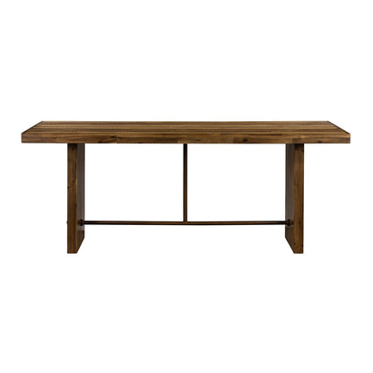Armen Living - Superb Rustic Oak Dining Table - LCSUDIRU - CLOSEOUT veiw 2