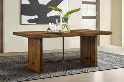 Armen Living - Superb Rustic Oak Dining Table - LCSUDIRU - CLOSEOUT veiw 10
