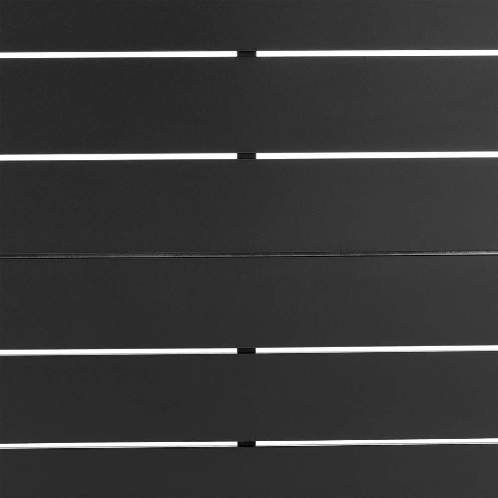 Armen Living - Tiffany Outdoor Patio Ruond Coffee Table in Black Aluminum - 840254332577 - CLOSEOUT veiw 4