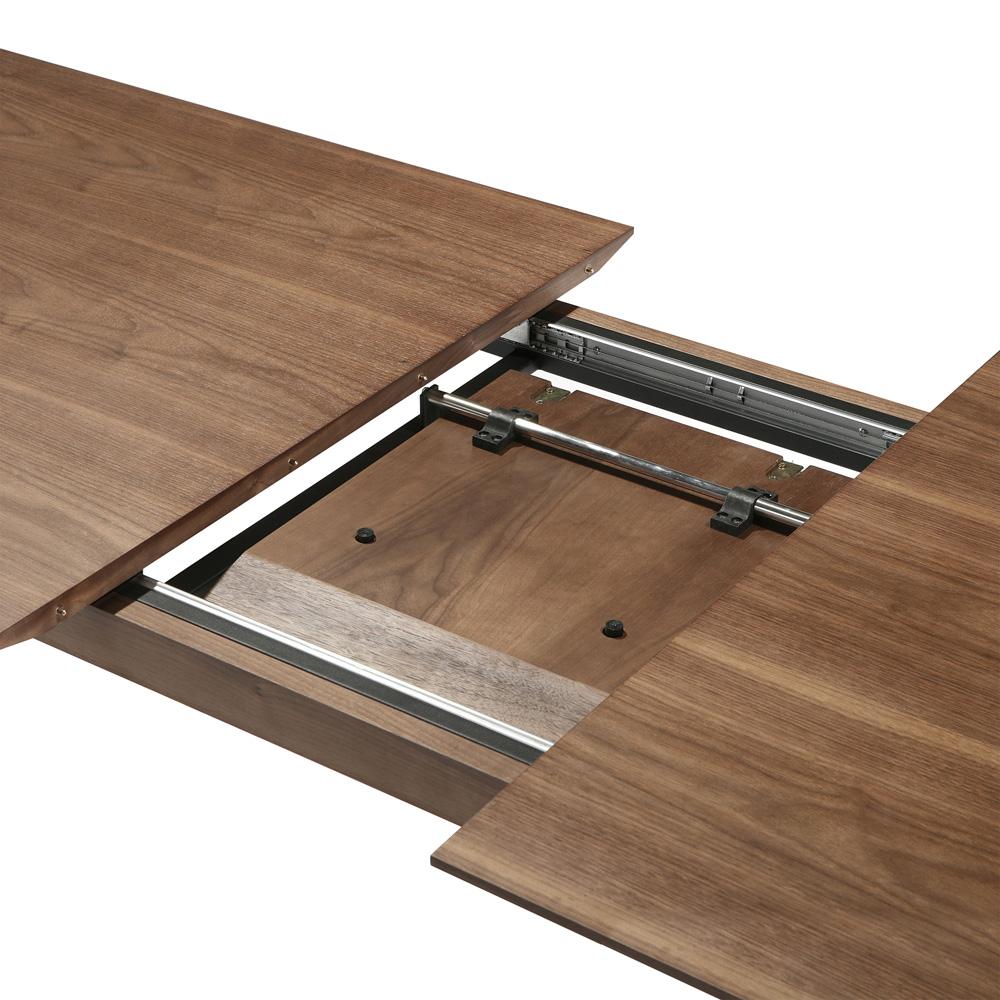 Armen Living - Treviso Mid-Century Extension Dining Table in Walnut Finish and Top - LCTVDIWA veiw 3
