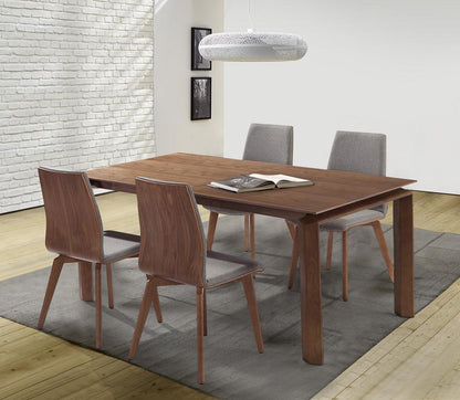 Armen Living - Treviso Mid-Century Extension Dining Table in Walnut Finish and Top - LCTVDIWA veiw 7
