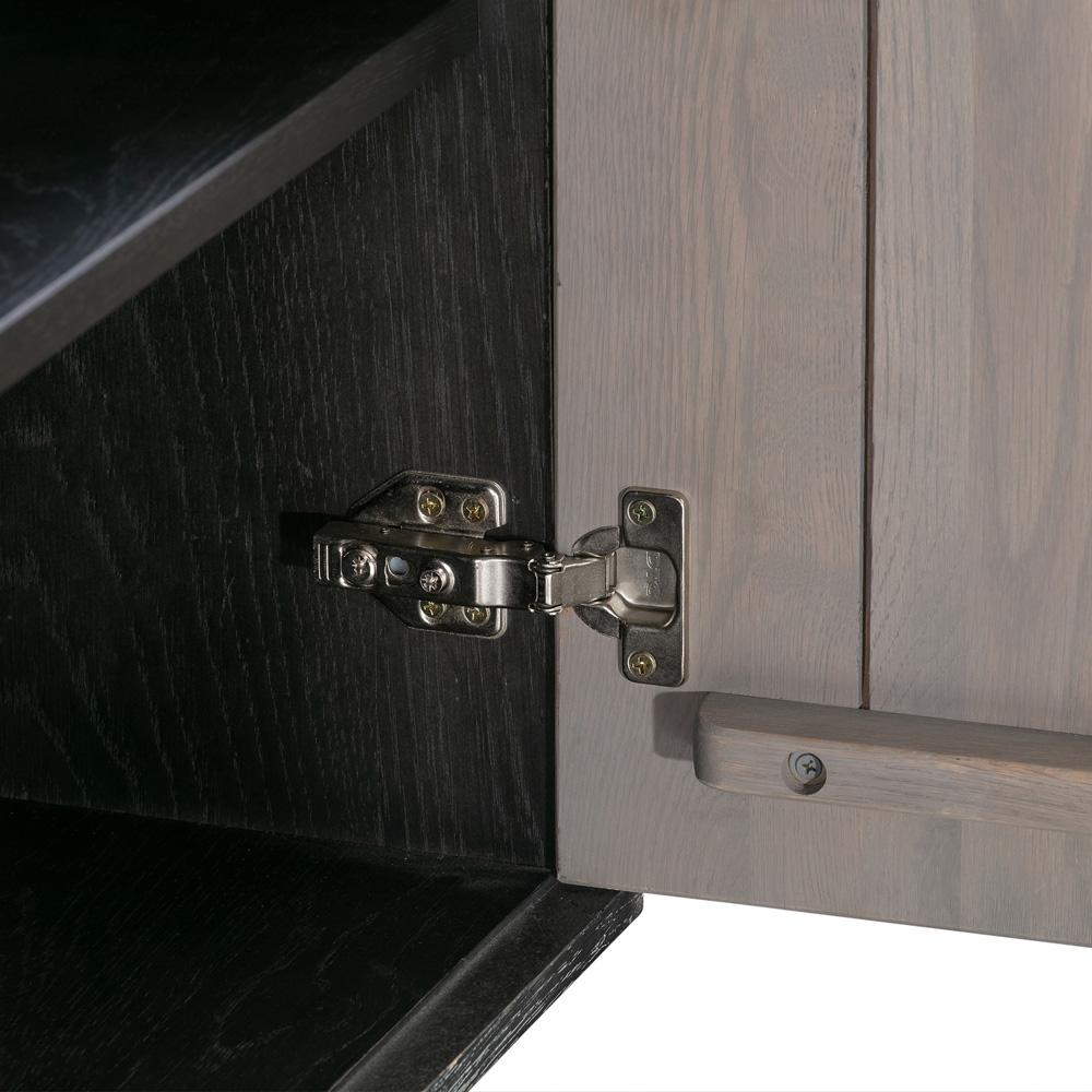 Armen Living - Turin Rustic Oak Wood Sideboard Cabinet with Copper Accent - LCTNBUBL - CLOSEOUT veiw 6