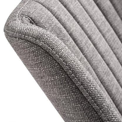 Armen Living - Wade Mid-Century Dining Chair in Walnut Finish and Gray Fabric (Set of 2) - LCWDSIGR veiw 8