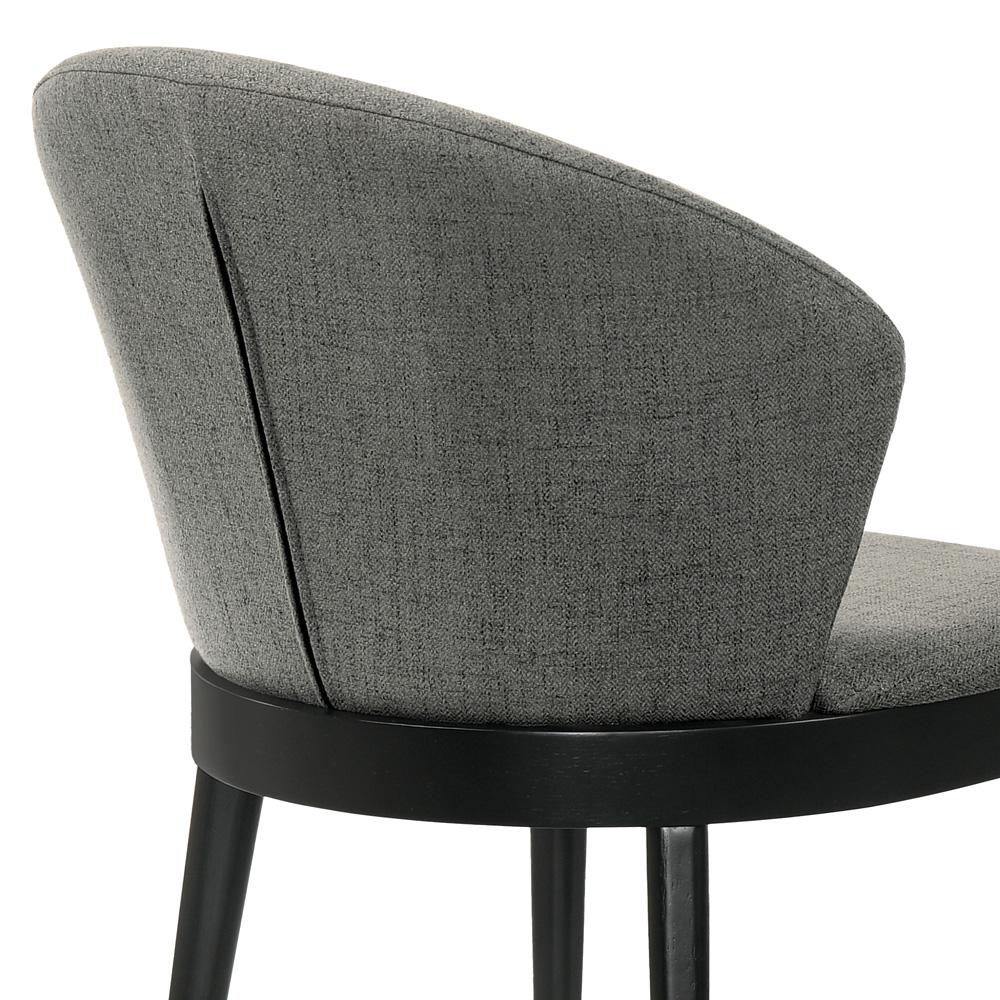 Armen Living - Westmont and Juno Charcoal and Black 5 Piece Dining Set - SETWEDI5JNBLCH veiw 6