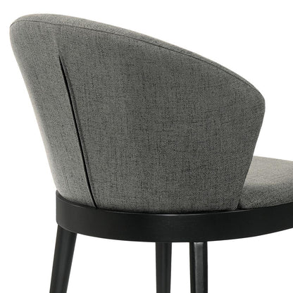Armen Living - Westmont and Juno Charcoal and Black 5 Piece Dining Set - SETWEDI5JNBLCH veiw 6