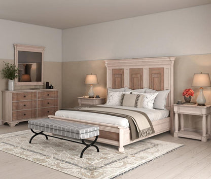 A.R.T. Furniture - Alcove King Panel Bed in Light Brown - 321136-2801 veiw 4