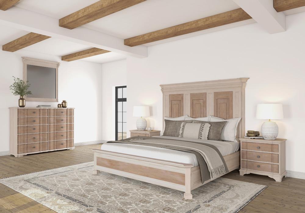 A.R.T. Furniture - Alcove King Panel Bed in Light Brown - 321136-2801 veiw 5