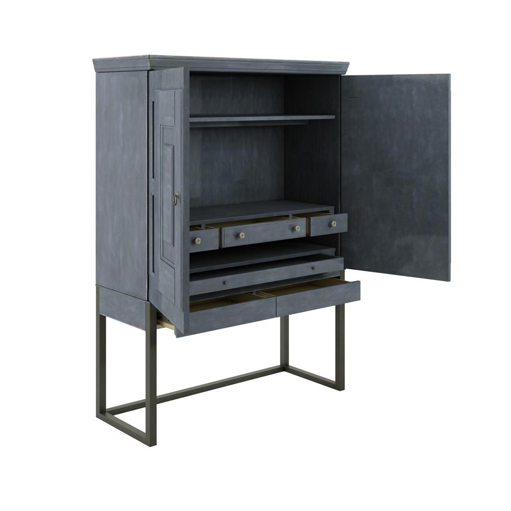 A.R.T. Furniture - Alcove Secretary in Blue - 321160-2821 veiw 4