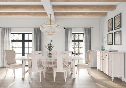 A.R.T. Furniture - Alcove Trestle Dining Table in White - 321238-2817 veiw 9