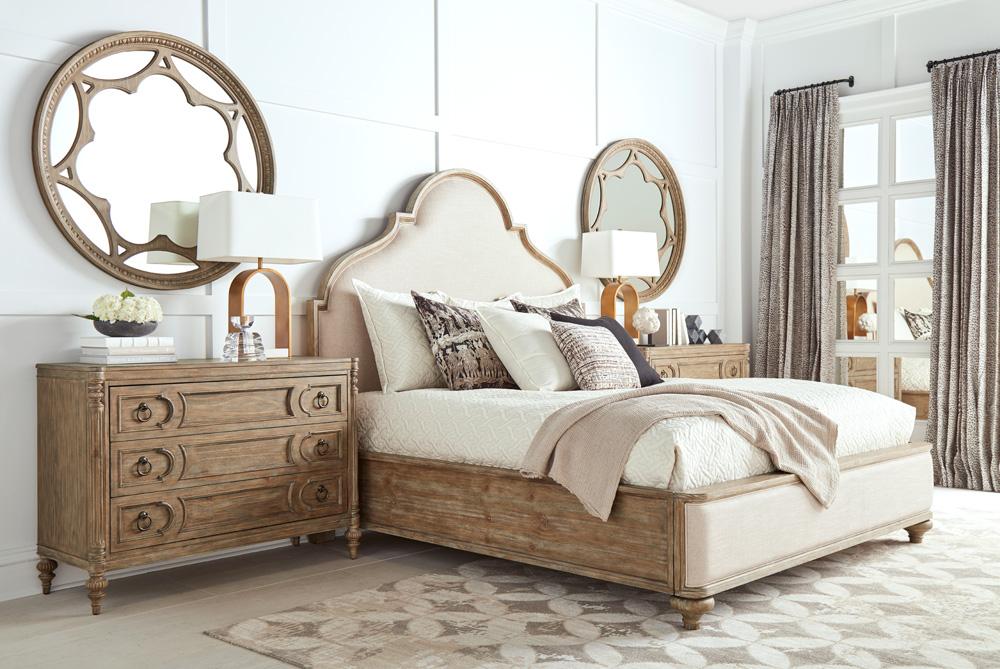 A.R.T. Furniture - Architrave California King Upholstered Panel Bed in Brown - 277127-2608 veiw 5