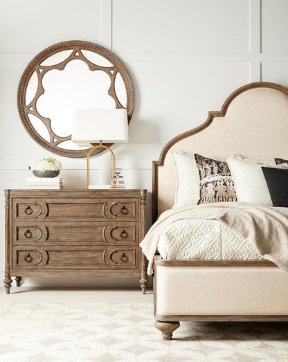A.R.T. Furniture - Architrave King Upholstered Panel Bed in Brown - 277126-2608 veiw 4