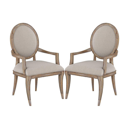 A.R.T. Furniture - Architrave Oval Arm Chair (Set Of 2) in Brown - 277203-2608 veiw 1