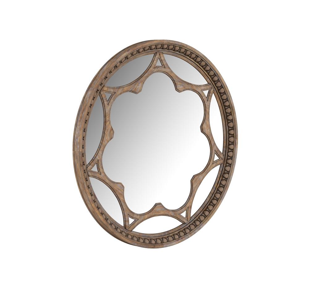 A.R.T. Furniture - Architrave Round Mirror in Brown - 277123-2608 veiw 1