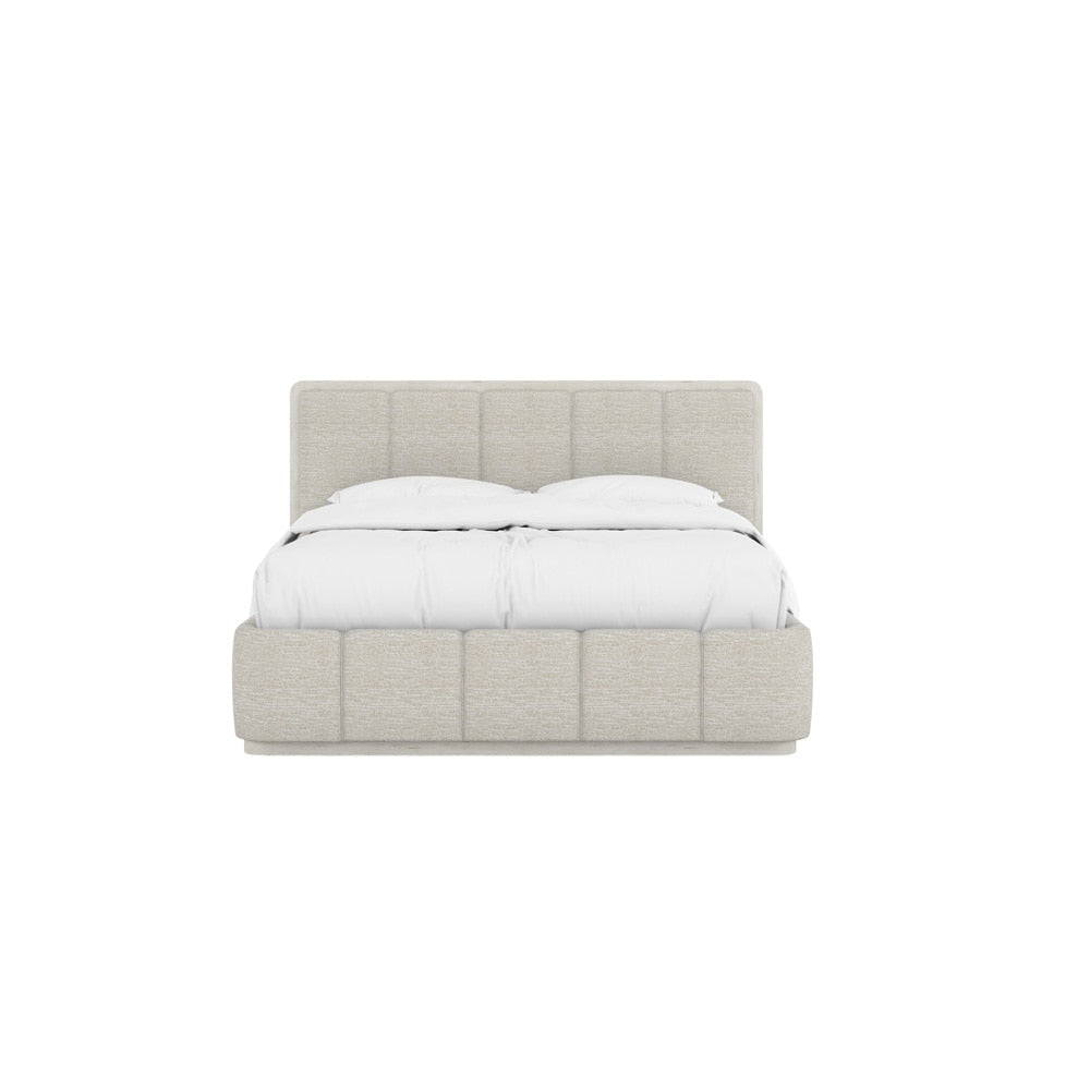 A.R.T. Furniture - Ashlar King Upholstered Panel Bed in White - 333126-2250 veiw 2