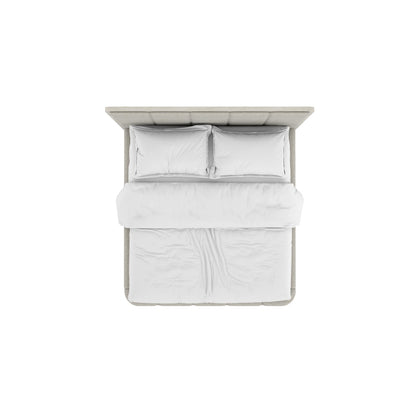 A.R.T. Furniture - Ashlar King Upholstered Panel Bed in White - 333126-2250 veiw 3