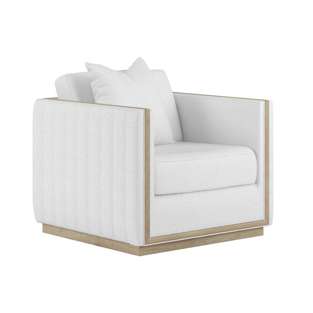 A.R.T. Furniture - Cassat Channeled Lounge Chair in White - 522503-5302AA veiw 1