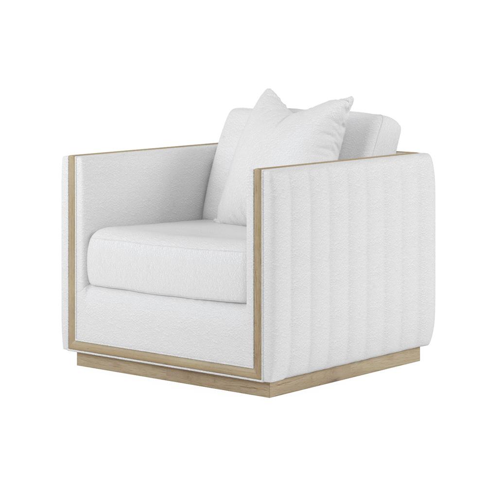 A.R.T. Furniture - Cassat Channeled Lounge Chair in White - 522503-5302AA veiw 2
