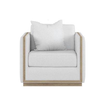 A.R.T. Furniture - Cassat Channeled Lounge Chair in White - 522503-5302AA veiw 3