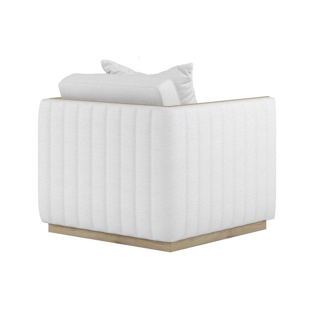 A.R.T. Furniture - Cassat Channeled Lounge Chair in White - 522503-5302AA veiw 4