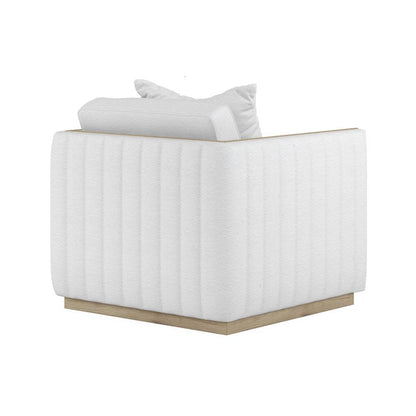 A.R.T. Furniture - Cassat Channeled Lounge Chair in White - 522503-5302AA veiw 4