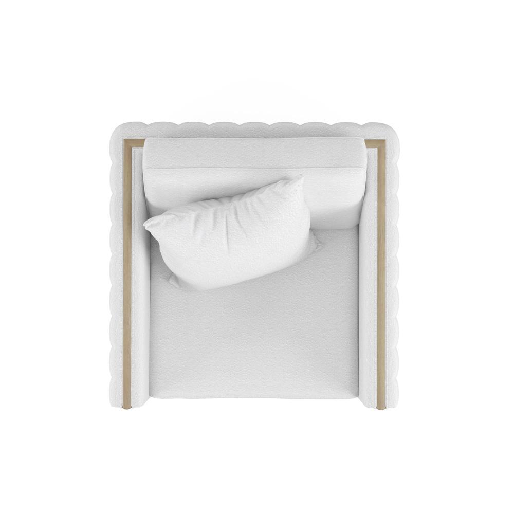 A.R.T. Furniture - Cassat Channeled Lounge Chair in White - 522503-5302AA veiw 5