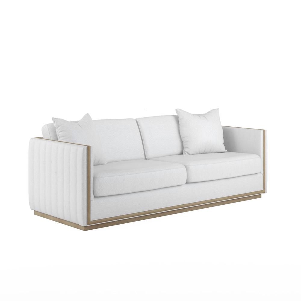 A.R.T. Furniture - Cassat Channeled Sofa in White - 522501-5302AA veiw 1