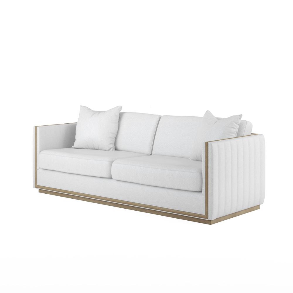 A.R.T. Furniture - Cassat Channeled Sofa in White - 522501-5302AA veiw 2