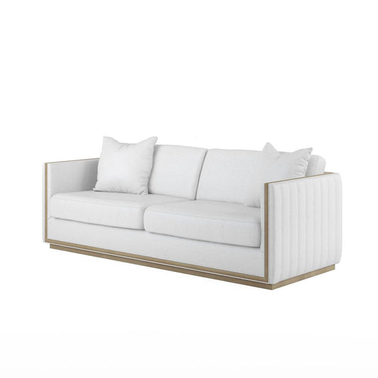 A.R.T. Furniture - Cassat Channeled Sofa in White - 522501-5302AA veiw 2