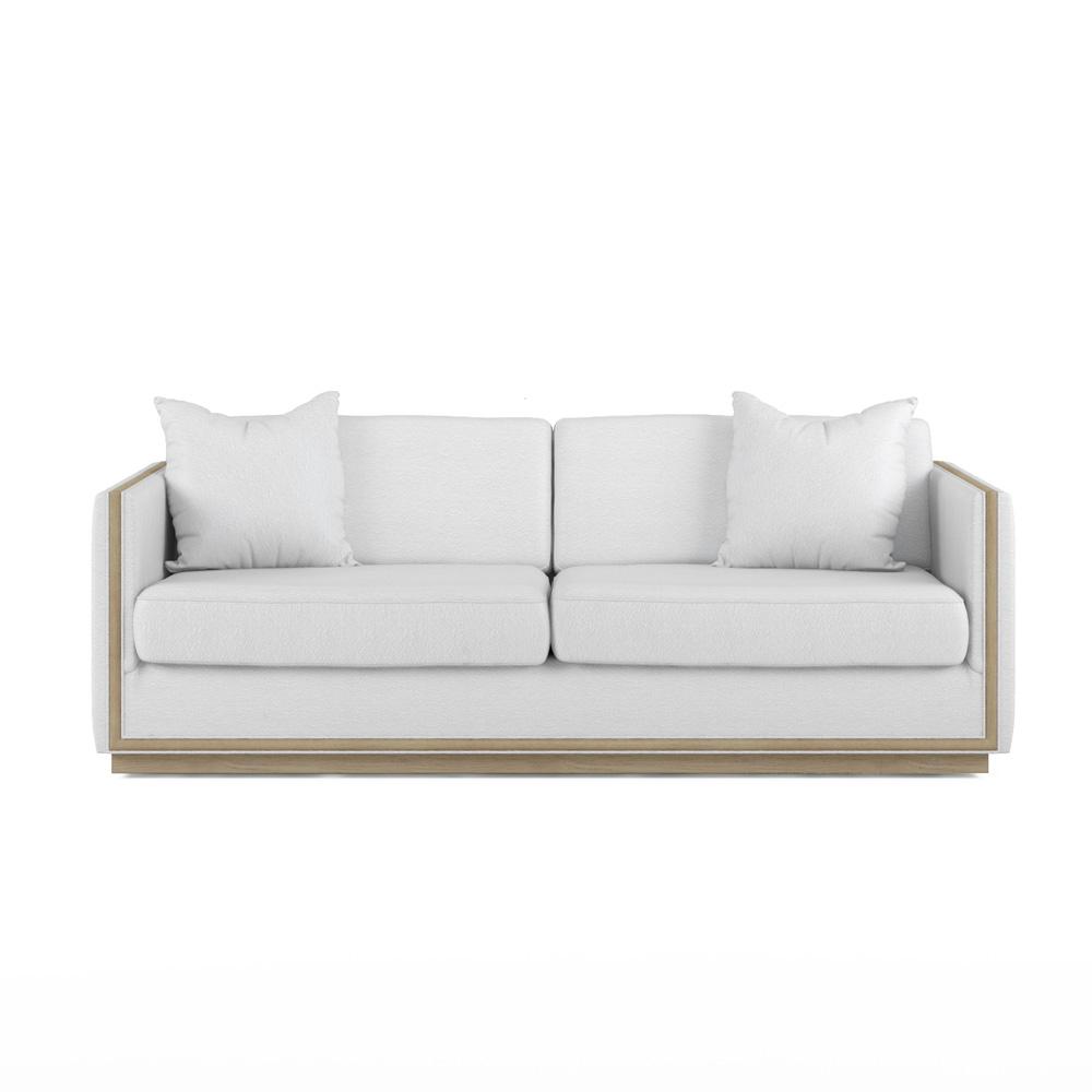 A.R.T. Furniture - Cassat Channeled Sofa in White - 522501-5302AA veiw 3