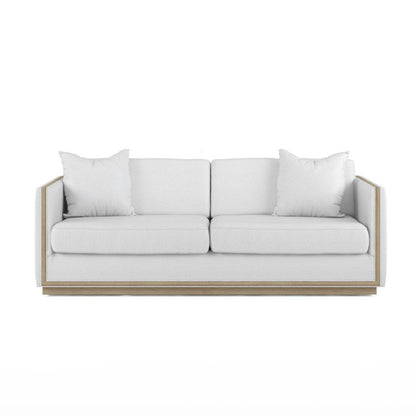 A.R.T. Furniture - Cassat Channeled Sofa in White - 522501-5302AA veiw 3
