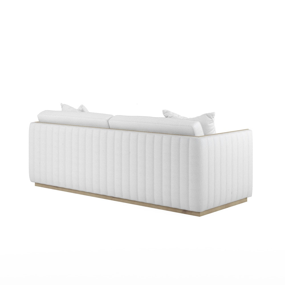 A.R.T. Furniture - Cassat Channeled Sofa in White - 522501-5302AA veiw 4