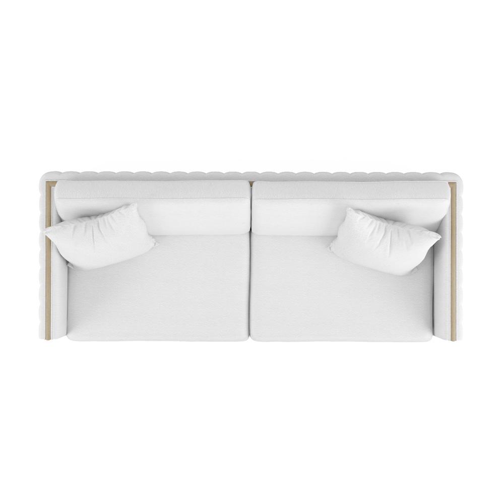A.R.T. Furniture - Cassat Channeled Sofa in White - 522501-5302AA veiw 5