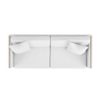 A.R.T. Furniture - Cassat Channeled Sofa in White - 522501-5302AA veiw 5