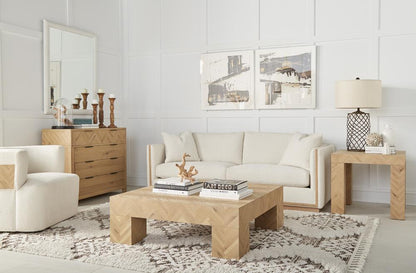 A.R.T. Furniture - Cassat Channeled Sofa in White - 522501-5302AA veiw 6