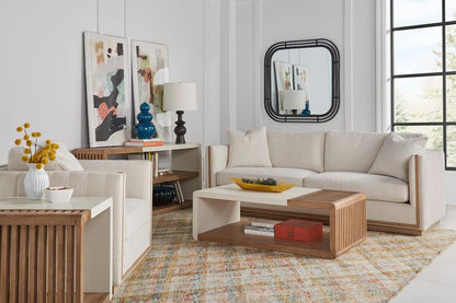 A.R.T. Furniture - Cassat Channeled Sofa in White - 522501-5302AA veiw 9